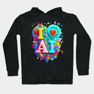 I Love AI Hoodie